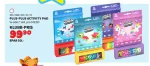 Lekia PLUS-PLUS ACTIVITY PAD, Medlemspris tilbud