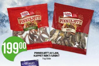 Kiwi Pinnekjøtt av lam, kappet røkt/urøkt tilbud