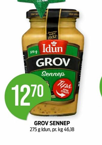 Kiwi Grov sennep tilbud