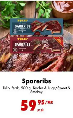 Nordby Supermarket Spareribs tilbud