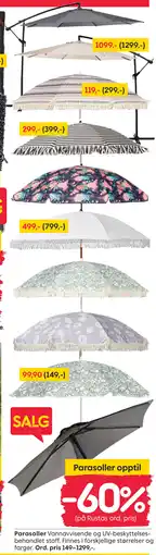 Rusta Parasoller tilbud