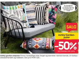 Rusta Ashby garden uteputer tilbud