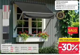 Rusta Vindusmarkise tilbud