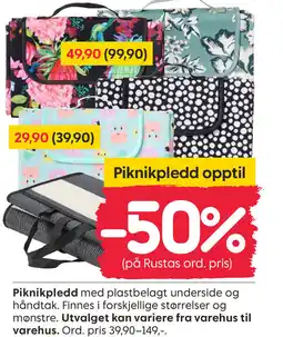 Rusta Piknikpledd tilbud