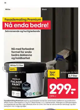 Rusta Fasademaling Premium tilbud