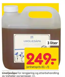 Rusta Linoljesåpe tilbud