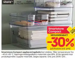 Rusta Smartstore Compact oppbevaringsboks tilbud
