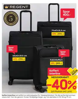 Rusta Koffert Interline tilbud