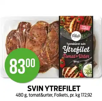 Kiwi SVIN YTREFILET tilbud