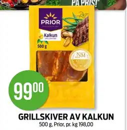 Kiwi GRILLSKIVER AV KALKUN tilbud
