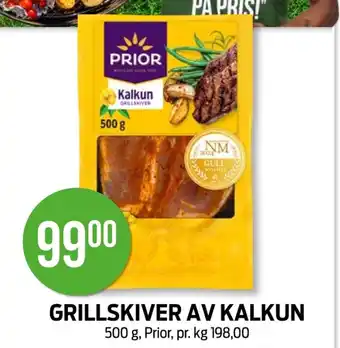 Kiwi GRILLSKIVER AV KALKUN tilbud
