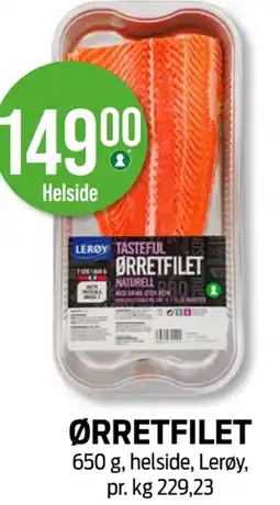 Kiwi ØRRETFILET tilbud