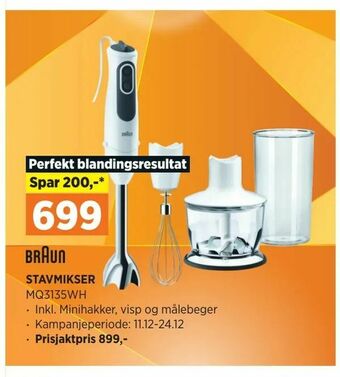 POWER STAVMIKSER tilbud