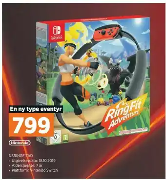 POWER Nintendo NSRINGFITAD tilbud
