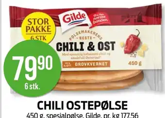 Kiwi CHILI OSTEPØLSE tilbud