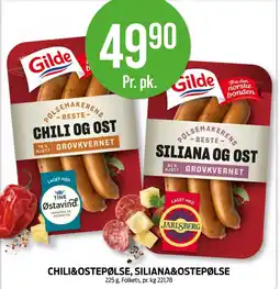 Kiwi CHILI&OSTEPØLSE, SILIANA&OSTEPØLSE tilbud