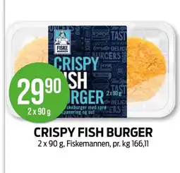 Kiwi CRISPY FISH BURGER tilbud