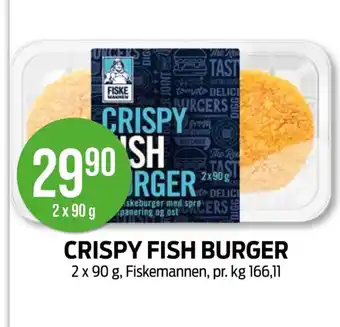 Kiwi CRISPY FISH BURGER tilbud