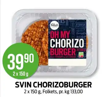 Kiwi SVIN CHORIZOBURGER tilbud