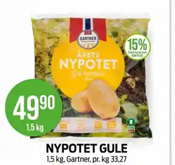 Kiwi NYPOTET Gul kakefast tilbud