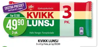 Kiwi KVIKK LUNSJ tilbud