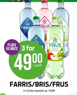 Kiwi FARRIS/BRIS/FRUS tilbud