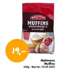 Havaristen Møllerens Muffins tilbud