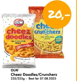 Havaristen OLW Cheez Doodles/Cruncherz tilbud