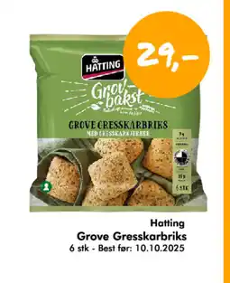 Havaristen Hatting Grove Gresskarbriks tilbud