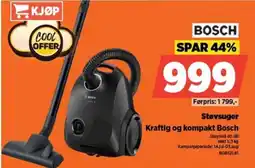 POWER BOSCH Støvsuger Kraftig og kompakt Bosch tilbud
