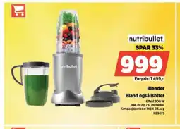 POWER Nutribullet blender bland også isbiter tilbud