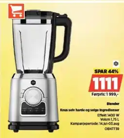 POWER Blender Knus selv harde og selge Ingredienser tilbud