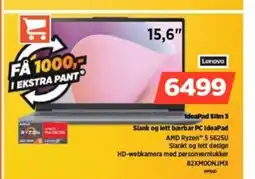POWER Lenovo IdeaPad Slim 3 Slank og lett bærbar PC IdeaPad tilbud