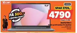 POWER Lenovo IdeaPad Slim 3 Slank og lett bærbar PC IdeaPad tilbud