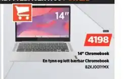 POWER 14" Chromebook En tynn og lett bærbar Chromebook tilbud