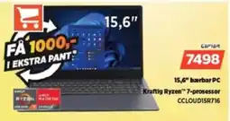 POWER Cepter 15,6" bærbar PC Kraftig Ryzen 7-prosessor tilbud