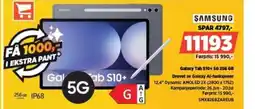 POWER SAMSUNG Galaxy Tab S10+ 5G 256 GB Drevet av Galaxy Al-funksjoner tilbud