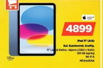 POWER IPad 11" (A16) Kul. Kunstnerisk. Kraftig. tilbud