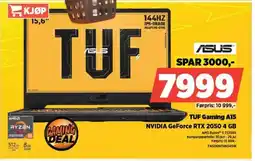 POWER ASUS TUF Gaming A15 NVIDIA GeForce RTX 2050 4 GB tilbud