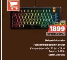 POWER Mekanisk tastatur Fullstendig modulært design tilbud