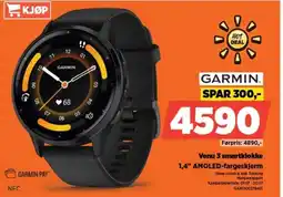 POWER GARMIN Venu 3 smartklokke 1,4" AMOLED-fargeskjerm tilbud