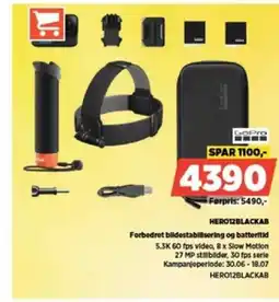 POWER GoPro HERO12BLACKAB Forbedret bildestabilisering og batteritid tilbud