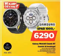 POWER SAMSUNG Galaxy Watch8 Classic BT Gemini Al innebygd tilbud