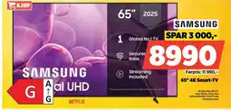 POWER SAMSUNG 65" 4K Smart-TV tilbud