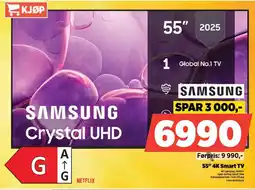 POWER SAMSUNG 55" 4K Smart TV tilbud