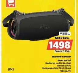 POWER FEEL Bluetooth-høyttaler Meget God Hyd tilbud