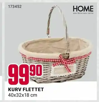 Europris Kurv flettet tilbud