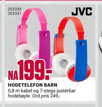 Europris Hodetelefon barn tilbud