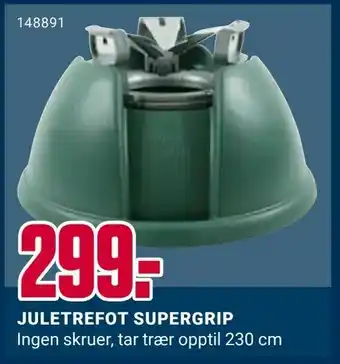Europris Juletrefot supergrip tilbud