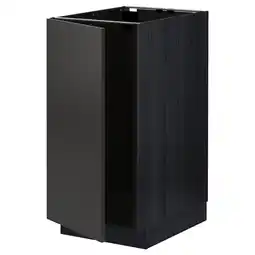 IKEA Metod Benkeskap t kum/avfallsortering, svart/nickebo matt antrasitt, 40x60 cm tilbud